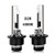 D2R 4300K HID Xenon Headlight Replacement Bulbs 35W High And Low Beam ZRSJ Car Headlights - Pack of 2 4300k, D2R