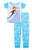 Disney Frozen Anna and Elsa Toddler Girls Cotton Pajama Set Blue, 2T