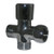 LASCO 08-2011 Push-Pull Style Personal Shower Diverter,Chrome Plated Brass