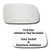 Mirror Glass plus  Full Size Adhesive Pad for 2002-2003 Lexus ES300 Passenger Side Replacement - Dim Fit Over