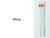 Little Acorns DIY Vinyl Growth Chart Ruler Decal Kit, Large s - White