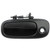 Koolzap For Charger Front Smooth Black Outside Exterior Outer Door Handle Left Driver Side L