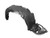 Parts N Go Corolla Passenger Side Fender Liner 2009-2010 Front Right RH Splash Guard - TO1249149, 5387502260