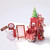 GIAOYAO 3D Handmade Cards Snowman Santa Claus Christmas Flower Car Paper Invitation Greeting Cards Postcard New Year Party Creative Gift
