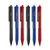6 Pcs Monami FX 153 Ballpoint Pen 1.0mm Excellent Writing Dozen Box Ink BLACK 2/BLUE 2/RED 2 Office  and  School Supplies