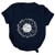 WYTong Women Basic Fashion Print Casual Short Sleeved T-Shirt Plus Size Blouse Crew Neck Tops Navy,L
