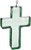 Creative Co-op Recycled Glass Hanging Cross