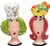 Appletree Design Chef and Lady Salt and Pepper Set, 4-Inch