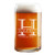 Personalized Etched Monogram 16oz Beer Soda Can Glass  Halpert