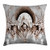 Ambesonne Dragon Throw Pillow Cushion Cover, Monk Witch on Tree Branches Background Gothic Medieval Magic Graphic, Decorative Square Accent Pillow Case, 20inch  X 20inch , Grey Umber Brown