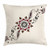 Ambesonne Traditional Throw Pillow Cushion Cover, Colorful Floral Pattern Arrangement Nature Inspired Abstract, Decorative Square Accent Pillow Case, 20inch  X 20inch , Maroon Black and Brown