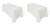 LinenTablecloth 90 x 132-Inch Rectangular Polyester Tablecloths White, 2