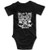 Newborn Baby Jersey Bodysuit, Baby Short-Sleeve One-Piece Bodysuits American Heavy Metal Band Black Label Society Baby Onesie Bodysuit, Infant Jumpsuit Clothes Cotton T Shirt 12 Months