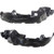 Fender Liner Set Compatible with 2006-2012 Toyota RAV-4 Front Left/Right Side Plastic Pair