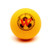 Warrior Table Soccer Foosball Table Replacement Foosballs - Official Tournament Game Ball- Tabletop Soccer Balls 4, Yellow