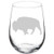 Wine Glass Goblet Buffalo 17 oz Stemless