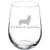 Wine Glass Goblet Funny It's Been A Long Day Corgi 17 oz Stemless