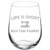 Wine Glass Goblet Life Is Short Buy The Fabric Funny Sewing Sew Seamstress Quilter 17 oz Stemless Wine Glass Goblet Life Is Short Buy The Fabric Funny Sewing Sew Seamstress Quilter 17 oz Stemless