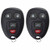 KeylessOption Keyless Entry Remote Control Car Key Fob Replacement for 15913416 Pack of 2