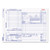 Rediform Four-Part Auto Repair Form, 8 1/2 x 11, Four-Part Carbonless, 50 Forms
