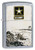 Zippo U.S. Army Battle Scene Street Chrome Pocket Lighter