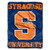 NCAA Syracuse Orange 46-Inch-by-60-Inch Micro-Raschel Blanket, Grunge Design