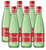 Ferrarelle Sparkling Water, Natural Mineral Water, 11.2 Oz Glass Bottle 6 Pack, Total of 67.2 Oz