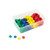 hand2mind Foam, Assorted Colors, Square Tile Counters for Math Patterns, Counting with Storage Tub (Pack of 400)