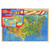 T.S. Shure U.S.  and  World Map Puzzles in a Wooden Box 2 Puzzles