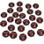 LITKO Pinned Token Set, Numbers 1-4, Translucent Red 25