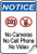 Notice No Cameras No Cell Phone No Video Security Sign Warning Stickers Lable Decal Safety Signs and Stickers Vinyl for House Van Property Car Window 7 Inches X 10 Inches