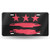 WAZZ CHUD Washington DC Flag Novelty License Plate Decorative Car Front License Plate Vanity Tag Aluminum Car Plate 6inch  X 12inch  Inch Car Plate License Plate Frame