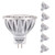 BAOMING MR16 LED Bulb 5W, 50 Watt MR16 Halogen Equivalent, 2700K Soft Warm White,12V Low Voltage, Landscape Lighting/ Track Lighting, GU5.3 Base 38 Light Not-Dimmable 6-Pack