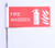 Fire Warden Red Office Workplace Health and Safety Ultimate Table Flag