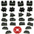 LITKO Command Token Set Compatible with FoW, Black 25