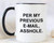 Per my previous email mug with custom message on the back, office gifts, office mugs, gift for co-worker, work life mug, funny office mug.