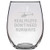 Funny Helicopter Pilot Gift - Helicopter Gift Idea - Real Pilots Don't Need Runways - Stemless Wine Glass