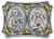 Sacred Heart of Jesus and Immaculate Heart of Mary Desktop Plaque