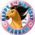 Spirit Round Personalized Edible Cake Image Cake Topper Decoration - 7.5inch  Inches Circle