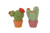 Creative Co-Op Ceramic Cactus Salt and Pepper Shakers (Set of 2 Pieces)
