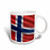 3dRose 180285_2 Ceramic Mug, 15 oz, White