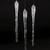 Kurt Adler 6-Piece Glass Icicle Ornament Box Set, 6.69-Inch