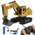 XEDUO Children Toy, Metal Diecast Excavator Construction Truck Toy Tractor, Heavy Metal Excavator