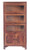 Melody Jane Dolls Houses House Miniature Study Furniture Clerks Bookcase 3 Glass Doors