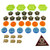 LITKO Air Strike Token Set Compatible with BRS, Multi-Color 35