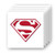 Superman Chest Emblem  DC Comics SMALL Vinyl Decal
