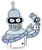 FUTURAMA BENDER sticker decal 4inch  x 5inch