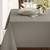 Benson Mills Textured Fabric Tablecloth (60" x 84" Rectangular, Grey)