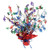30 Gleam _N Burst Centerpiece -multi-color- Party Accessory  -1 count- -1 Pkg-