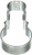 R  and  M Baby Rattle Tinplated Cookie Cutter  4-Inch  Silver